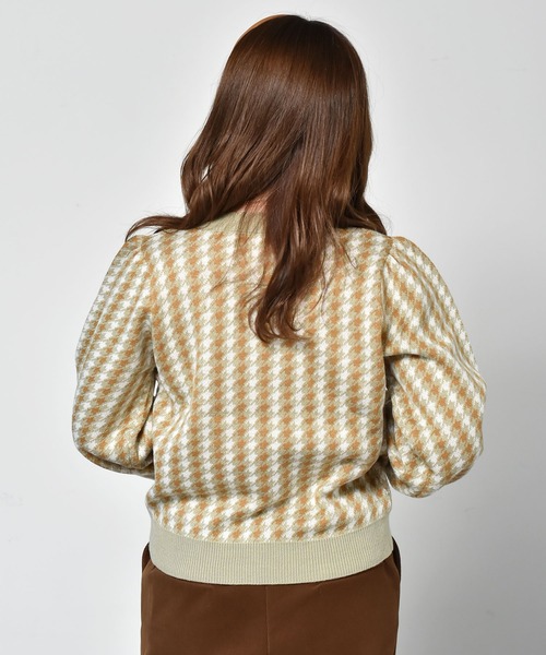 ems excite（エムズエキサイト）の「柄ニットプルオーバー（ニット/セーター・レディース・ブラック/ボルドー/グリーン・FREE）」の11枚目の写真