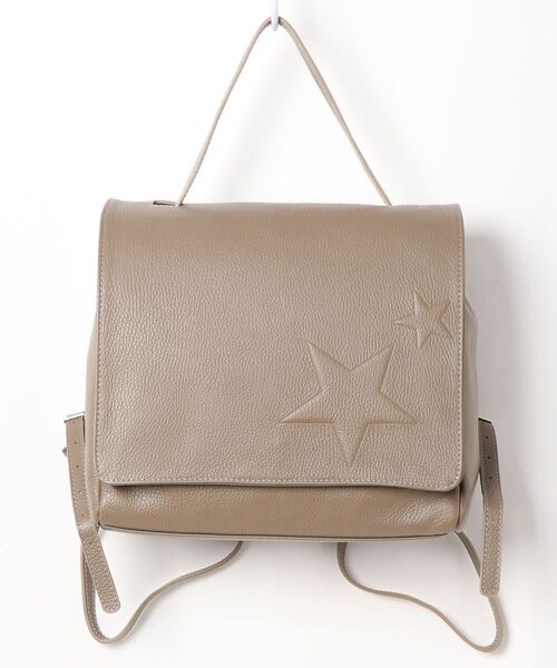 Scrap Book(スクラップブック)の「【MY BEST BAG】エンボスフラップリュック(バックパック/リュック・レディース・ブラック/ベージュ・FREE)」の20枚目の写真