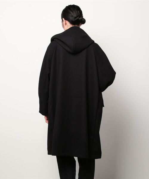 REMI RELIEF（レミレリーフ）の「REMI RELIEF/レミレリーフ エステルサージ フードコート スタンドカラー（その他アウター・メンズ・ブラック/モカ・M/L/XL）」の5枚目の写真