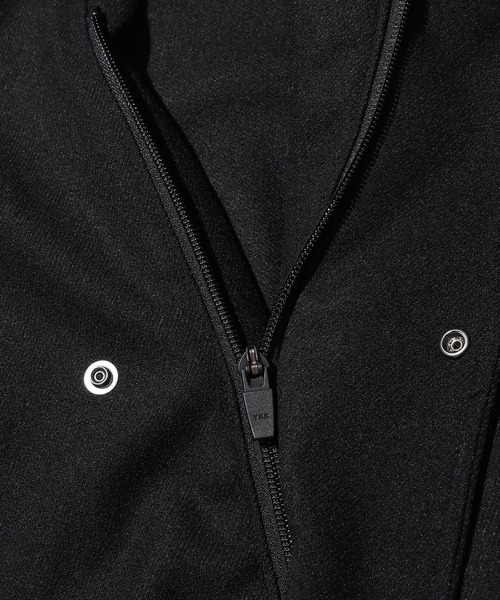 REMI RELIEF（レミレリーフ）の「REMI RELIEF/レミレリーフ エステルサージ フードコート スタンドカラー（その他アウター・メンズ・ブラック/モカ・M/L/XL）」の12枚目の写真