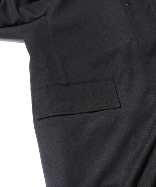 REMI RELIEF（レミレリーフ）の「REMI RELIEF/レミレリーフ エステルサージ フードコート スタンドカラー（その他アウター・メンズ・ブラック/モカ・M/L/XL）」の3枚目の写真