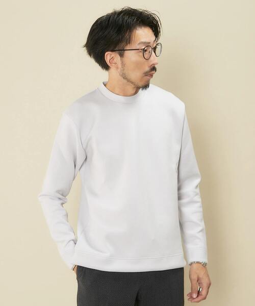 EYE. D WEARing(アイディウェアリング)の「EYE. D WEARing ミリオラメントダブルエアーロングスリーブTシャツ(Tシャツ/カットソー・メンズ・チャコールグレー/ベージュ/グレイッシュベージュ・4/3)」の2枚目の写真