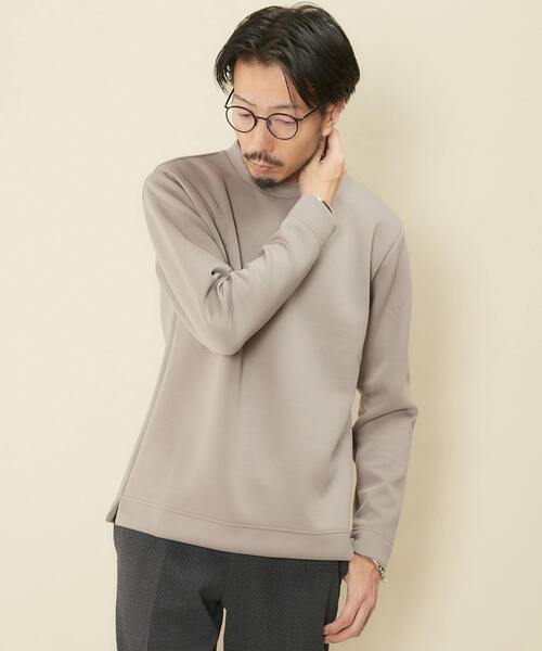 EYE. D WEARing(アイディウェアリング)の「EYE. D WEARing ミリオラメントダブルエアーロングスリーブTシャツ(Tシャツ/カットソー・メンズ・チャコールグレー/ベージュ/グレイッシュベージュ・4/3)」の3枚目の写真