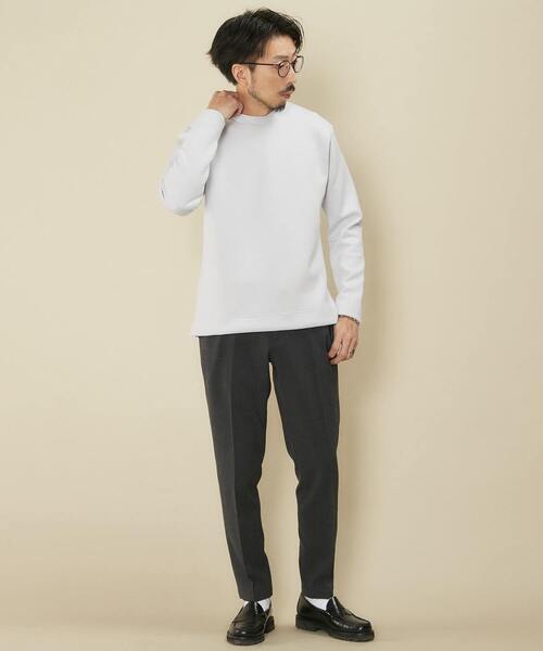 EYE. D WEARing(アイディウェアリング)の「EYE. D WEARing ミリオラメントダブルエアーロングスリーブTシャツ(Tシャツ/カットソー・メンズ・チャコールグレー/ベージュ/グレイッシュベージュ・4/3)」の6枚目の写真