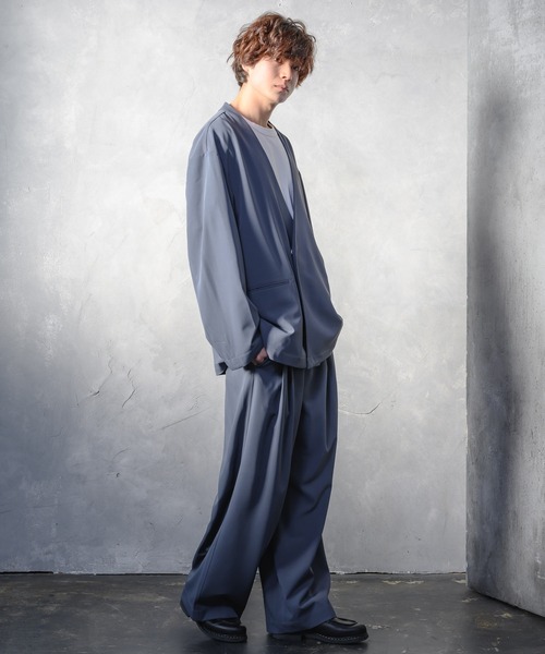 KUUUPY（クーピー）の「Colorless Shirt Jacket - ノーカラーシャツ