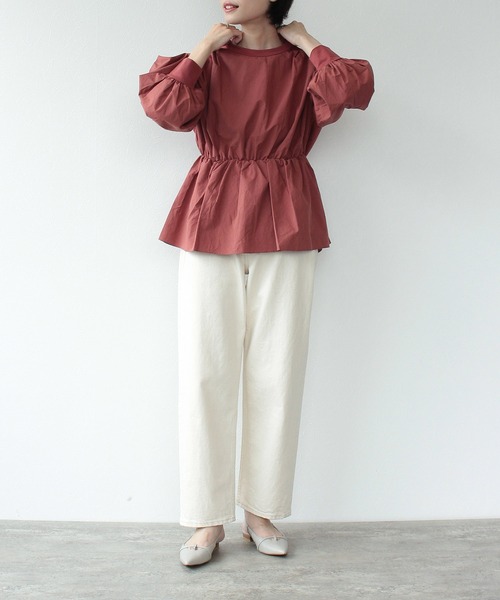 【セール】リブシャツ×天竺切替ブラウス（シャツ/ブラウス）｜TITE IN THE STORE（ティテ インザ ストア）