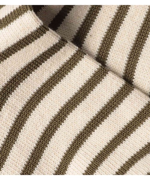 ANONYMOUSISM（アノニマスイズム）の「【ANONYMOUSISM】コットンボーダー クルー丈ソックス/アノニマスイズム（ソックス/靴下・メンズ・ブルー/カーキ/サックスブルー/ネイビー・25cm～27cm/23cm～25cm）」の8枚目の写真