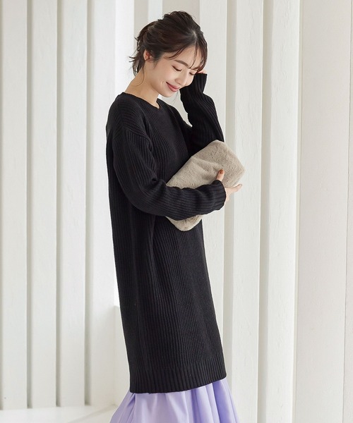 セール ゆったりニットワンピース ワンピース Kobe Lettuce コウベレタス のファッション通販 Zozotown