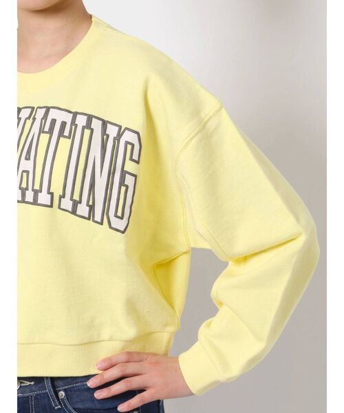 GYDA（ジェイダ）の「FASCINATING ショートスウェットトップス（スウェット・レディース・グレー/ライトイエロー/ミント・FREE）」の16枚目の写真