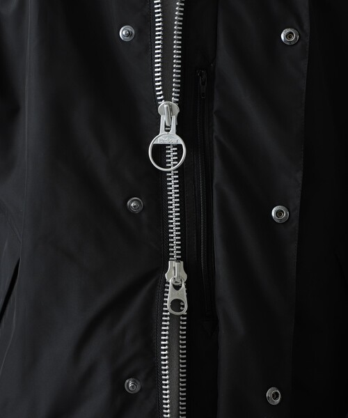 Barbour（バブアー）の「Barbour × BEAMS F / 別注 TRANSPORT JACKET シェイプメモリー ジャケット（ブルゾン・メンズ・ブラック/セージグリーン・36/42/34/38/40）」の9枚目の写真