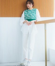 【ORGABITS(R)】テーパードデニムパンツ【sustainable】