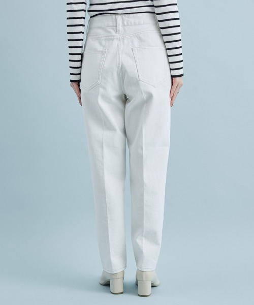 VIS（ビス）の「【ORGABITS(R)】テーパードデニムパンツ【sustainable】（デニムパンツ・レディース・オフホワイト/ブルー系その他4・S/M/L）」の16枚目の写真