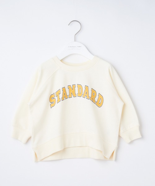 CIAOPANIC TYPY（チャオパニックティピー）の「□【KIDS】ミニ裏毛ワイドカレッジスウェット（スウェット・キッズ・ホワイト/ベージュ/ブルー・SMALL/MEDIUM/LARGE/X-LARGE/XX-LARGE）」の8枚目の写真