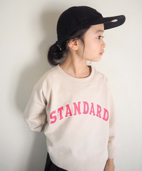 CIAOPANIC TYPY（チャオパニックティピー）の「□【KIDS】ミニ裏毛ワイドカレッジスウェット（スウェット・キッズ・ホワイト/ベージュ/ブルー・SMALL/MEDIUM/LARGE/X-LARGE/XX-LARGE）」の17枚目の写真