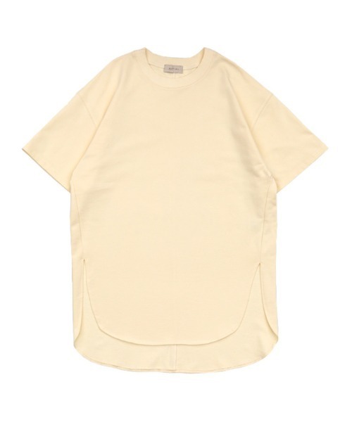 select MOCA(セレクトモカ)の「クルーネックラウンドBIGスウェットTシャツ(Tシャツ/カットソー・レディース・グリーン/アイボリー/スミクロ・FREE)」の18枚目の写真