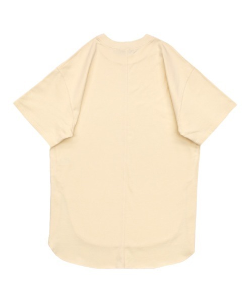 select MOCA(セレクトモカ)の「クルーネックラウンドBIGスウェットTシャツ(Tシャツ/カットソー・レディース・グリーン/アイボリー/スミクロ・FREE)」の20枚目の写真