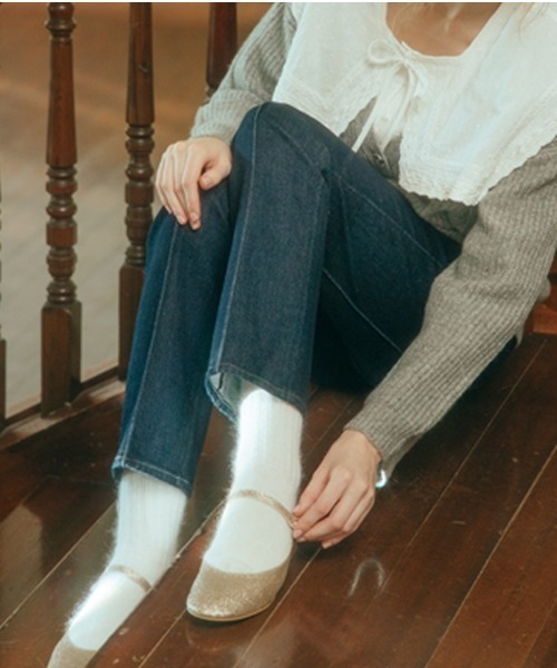 flower（フラワー）の「ソフトフラッフィソックス2（ソックス/靴下・レディース・ベージュ/ブラウン/グレー/アイボリー/ホワイト・FREE）」の21枚目の写真