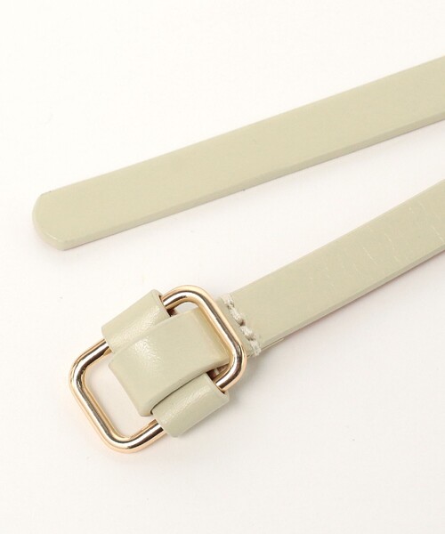 B:MING by BEAMS（ビーミングバイビームス）の「ピンレス レザー 細ベルト（ベルト・レディース・ブラック/ブラウン/グリーン系その他・ONE SIZE）」の5枚目の写真