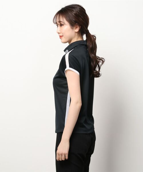 アルチビオarchivio半袖トップス黒ストレッチ吸汗速乾ゴルフウェア40 セール】＜LADIES＞アルチビオゴルフウェア / 半袖プルオーバー