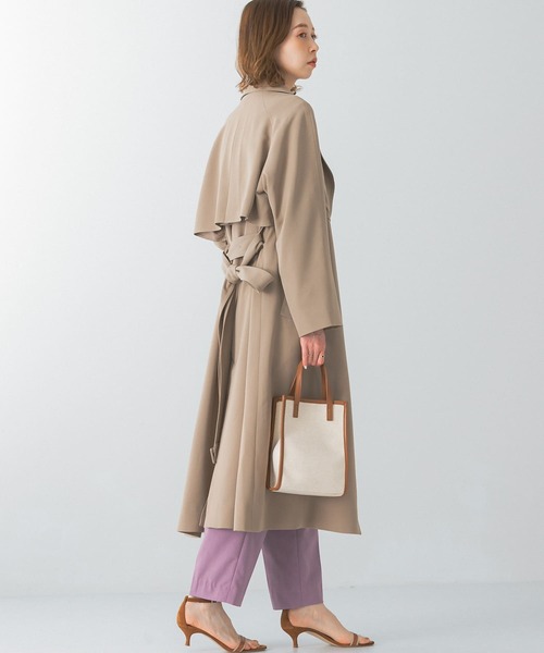 URBAN RESEARCH ROSSO（アーバンリサーチロッソ）の「バックタックトレンチコート（トレンチコート・レディース・ネイビー/ベージュ/ブルー系その他・36/38）」の7枚目の写真