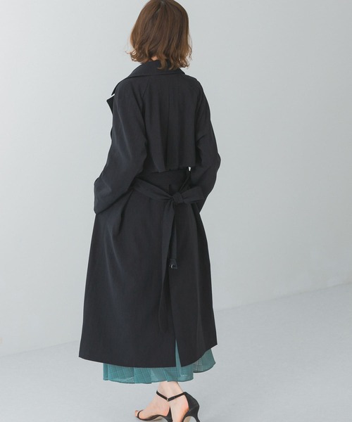URBAN RESEARCH ROSSO（アーバンリサーチロッソ）の「バックタックトレンチコート（トレンチコート・レディース・ネイビー/ベージュ/ブルー系その他・36/38）」の17枚目の写真