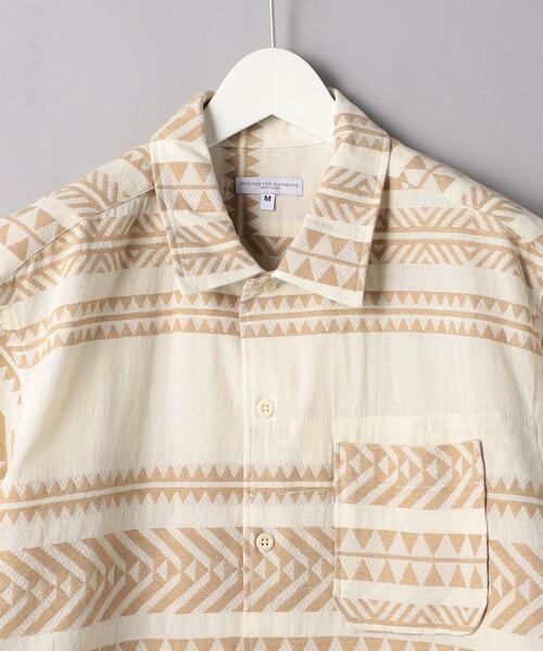 Engineered Garments(エンジニアードガーメンツ)の「<Engineered Garments> エスニック ストライプ キャンプ シャツ■■■(シャツ/ブラウス・メンズ・ベージュ・M/S)」の3枚目の写真