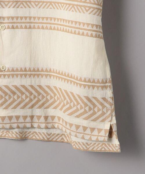 Engineered Garments(エンジニアードガーメンツ)の「<Engineered Garments> エスニック ストライプ キャンプ シャツ■■■(シャツ/ブラウス・メンズ・ベージュ・M/S)」の5枚目の写真