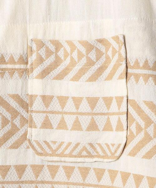 Engineered Garments(エンジニアードガーメンツ)の「<Engineered Garments> エスニック ストライプ キャンプ シャツ■■■(シャツ/ブラウス・メンズ・ベージュ・M/S)」の6枚目の写真