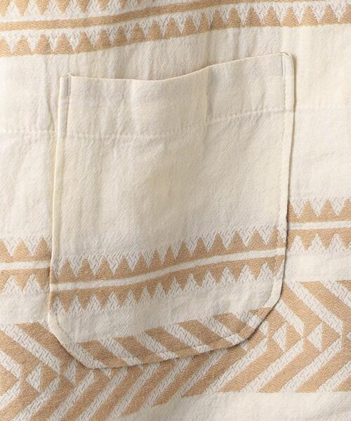 Engineered Garments(エンジニアードガーメンツ)の「<Engineered Garments> エスニック ストライプ キャンプ シャツ■■■(シャツ/ブラウス・メンズ・ベージュ・M/S)」の7枚目の写真