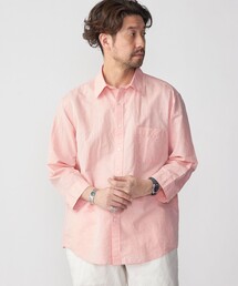 SHIPS: Herdmans コットン/リネン 7スリーブ シャツ
