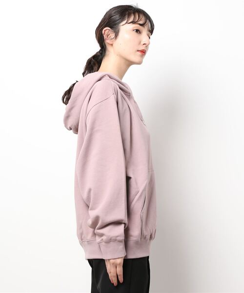 VIBGYOR Women（ヴィブジョー　ウィメン）の「ﾋﾟｸﾞﾒﾝﾄBIG裏毛プルパーカー(QTC)（パーカー・レディース・マスタード/ネイビー/カーキ/ライトピンク/レッド・LARGE/X-LARGE/MEDIUM）」の14枚目の写真