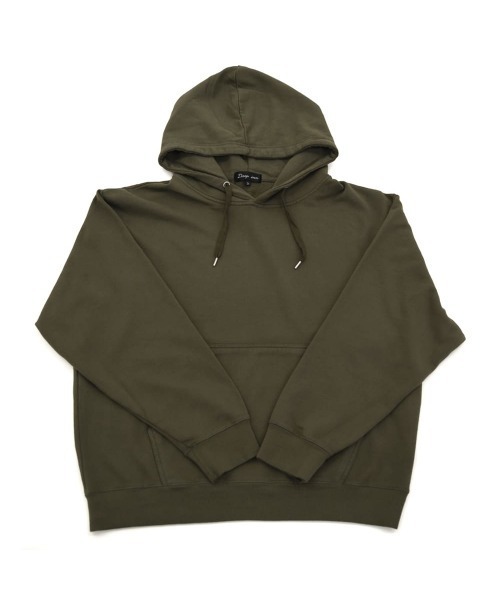 VIBGYOR Women（ヴィブジョー　ウィメン）の「ﾋﾟｸﾞﾒﾝﾄBIG裏毛プルパーカー(QTC)（パーカー・レディース・マスタード/ネイビー/カーキ/ライトピンク/レッド・LARGE/X-LARGE/MEDIUM）」の2枚目の写真