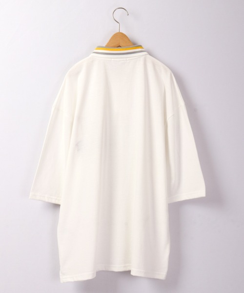 A.T,C in the attic homme(エーティーシーインジアティックオム)の「レトロ カレッジロゴ ワッペン オーバーサイズ ラガーシャツ(シャツ/ブラウス・メンズ・ホワイト/ブラック系その他/グリーン系その他/ブルー/グリーン/ブラック・M/L/XL)」の18枚目の写真
