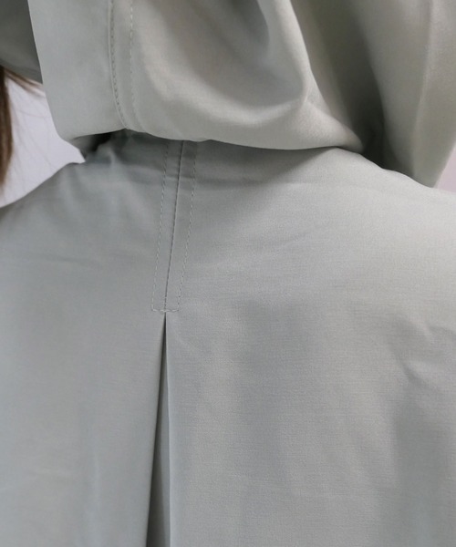 CORNERS(コーナーズ)の「ショートマウンテンパーカー(マウンテンパーカー・レディース・ブラック/イエロー/アイボリー/ミント/ベージュ/カーキ・M)」の13枚目の写真