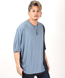 T/R天竺切替ドルマン半袖Tシャツ