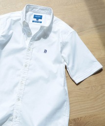 BEAMS | BEAMS / ストレッチ オックス ワッペン ミニボタンダウン シャツ(シャツ/ブラウス)