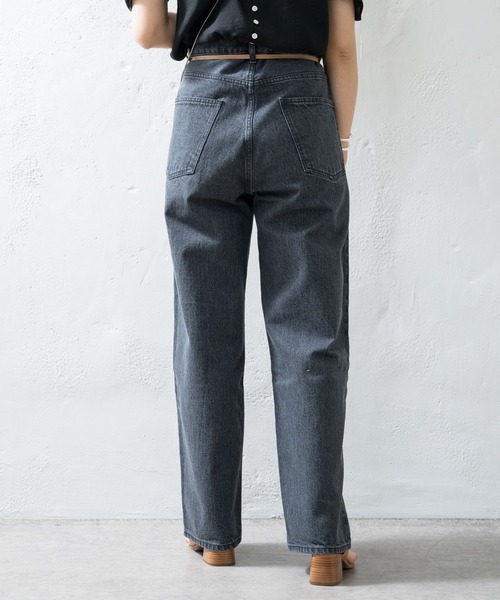 SHENERY（シーナリー）の「ブラックBIGデニムパンツ（デニムパンツ・レディース・ブラック・36/38）」の7枚目の写真