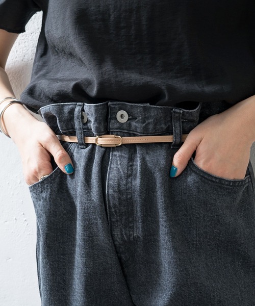 SHENERY（シーナリー）の「ブラックBIGデニムパンツ（デニムパンツ・レディース・ブラック・36/38）」の20枚目の写真