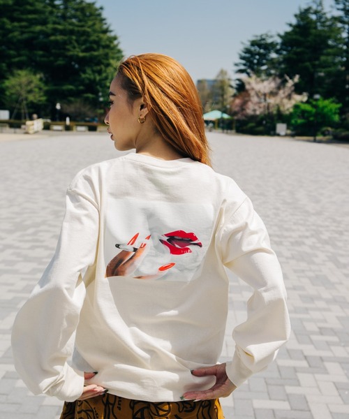 HUF（ハフ）の「SEDUCTIVE LS TEE / HUF ロングスリーブTシャツ