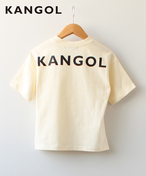 KANGOL KIDS（カンゴールキッズ）の「【KANGOL KIDS】ロゴ胸ポケットTシャツ【綿100％】（Tシャツ/カットソー・キッズ・パープル/ブラウン/オフホワイト・150cm/120㎝/130㎝/140㎝）」の5枚目の写真