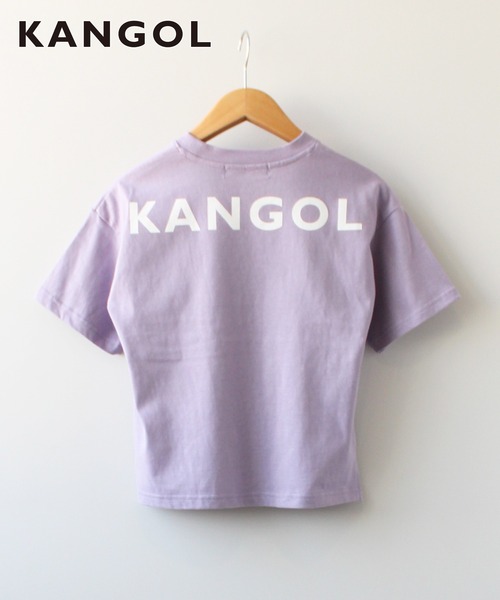 KANGOL KIDS（カンゴールキッズ）の「【KANGOL KIDS】ロゴ胸ポケットTシャツ【綿100％】（Tシャツ/カットソー・キッズ・パープル/ブラウン/オフホワイト・150cm/120㎝/130㎝/140㎝）」の8枚目の写真