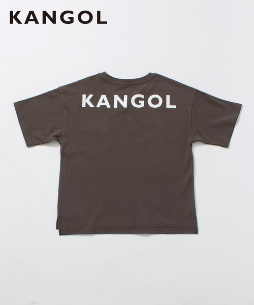 KANGOL KIDS（カンゴールキッズ）の「【KANGOL KIDS】ロゴ胸ポケットTシャツ【綿100％】（Tシャツ/カットソー・キッズ・パープル/ブラウン/オフホワイト・150cm/120㎝/130㎝/140㎝）」の12枚目の写真