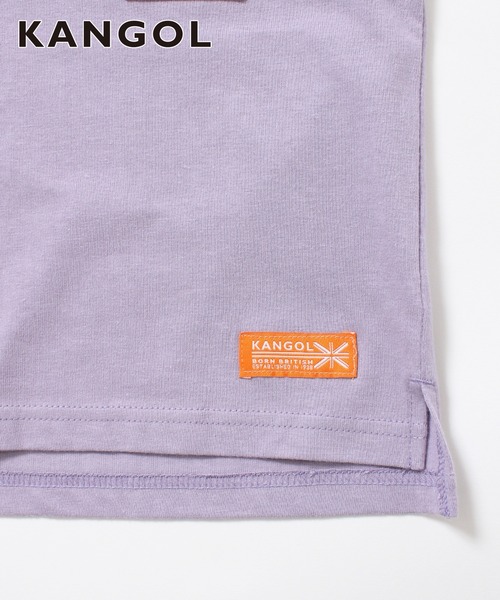 KANGOL KIDS（カンゴールキッズ）の「【KANGOL KIDS】ロゴ胸ポケットTシャツ【綿100％】（Tシャツ/カットソー・キッズ・パープル/ブラウン/オフホワイト・150cm/120㎝/130㎝/140㎝）」の15枚目の写真