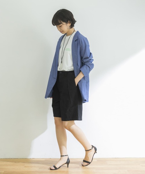 URBAN RESEARCH（アーバンリサーチ）の「ミリタリーハーフパンツ（その他パンツ・レディース・ブルー系その他/カーキ・36/38）」の6枚目の写真