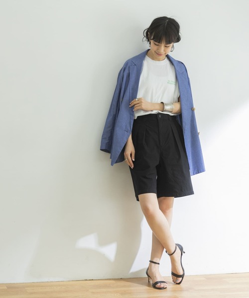 URBAN RESEARCH（アーバンリサーチ）の「ミリタリーハーフパンツ（その他パンツ・レディース・ブルー系その他/カーキ・36/38）」の7枚目の写真