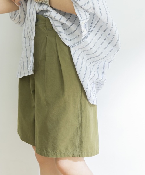 URBAN RESEARCH（アーバンリサーチ）の「ミリタリーハーフパンツ（その他パンツ・レディース・ブルー系その他/カーキ・36/38）」の8枚目の写真