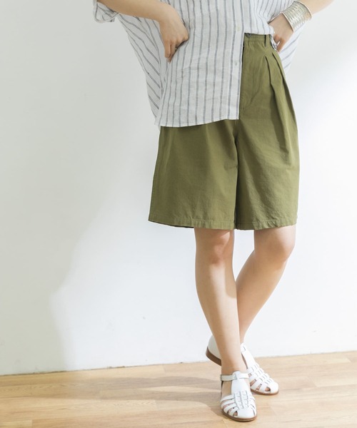 URBAN RESEARCH（アーバンリサーチ）の「ミリタリーハーフパンツ（その他パンツ・レディース・ブルー系その他/カーキ・36/38）」の11枚目の写真