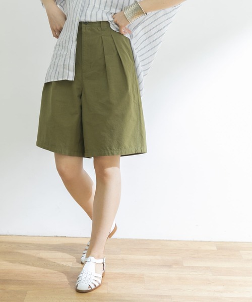 URBAN RESEARCH（アーバンリサーチ）の「ミリタリーハーフパンツ（その他パンツ・レディース・ブルー系その他/カーキ・36/38）」の12枚目の写真