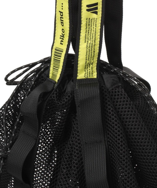 WEEKEND(ER)（ウィークエンダー）の「【WEEKEND(ER)&co.(ウィークエンダー)】メッシュトートバッグ（トートバッグ・レディース・グレー/ブラック・0）」の6枚目の写真