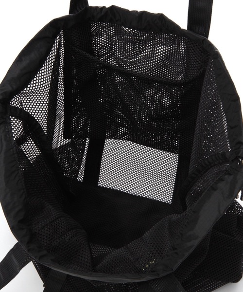 WEEKEND(ER)（ウィークエンダー）の「【WEEKEND(ER)&co.(ウィークエンダー)】メッシュトートバッグ（トートバッグ・レディース・グレー/ブラック・0）」の11枚目の写真